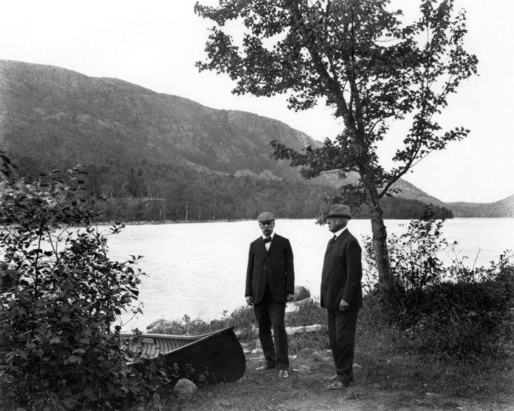 George Dorr and Charles William Eliot at Jordan Pond
